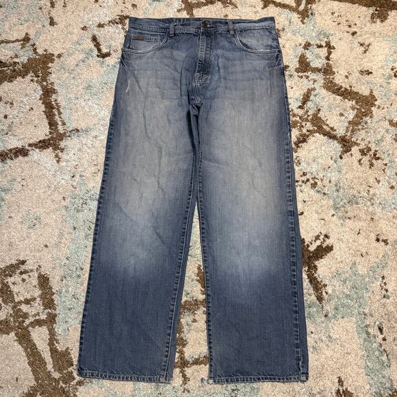 Vintage G-Unit Baggy Jeans Size 38x32 Y2K 50 Cent Distressed - Picture 2 of 7